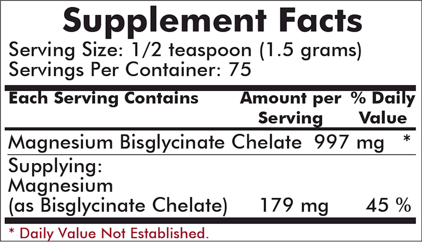Buffered Magnesium Bisglycinate