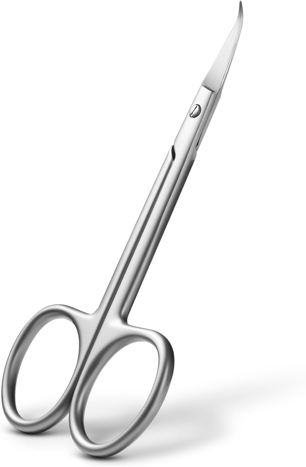 BEZOX Precision Curved Tip Cuticle Scissors - Russian Style Sharp Nail Dead Skin and Hangnail Scissor, Professional Cuticle Trimmer with Sharp, Thin Blade - Ideal for Right & Left-Handed Use