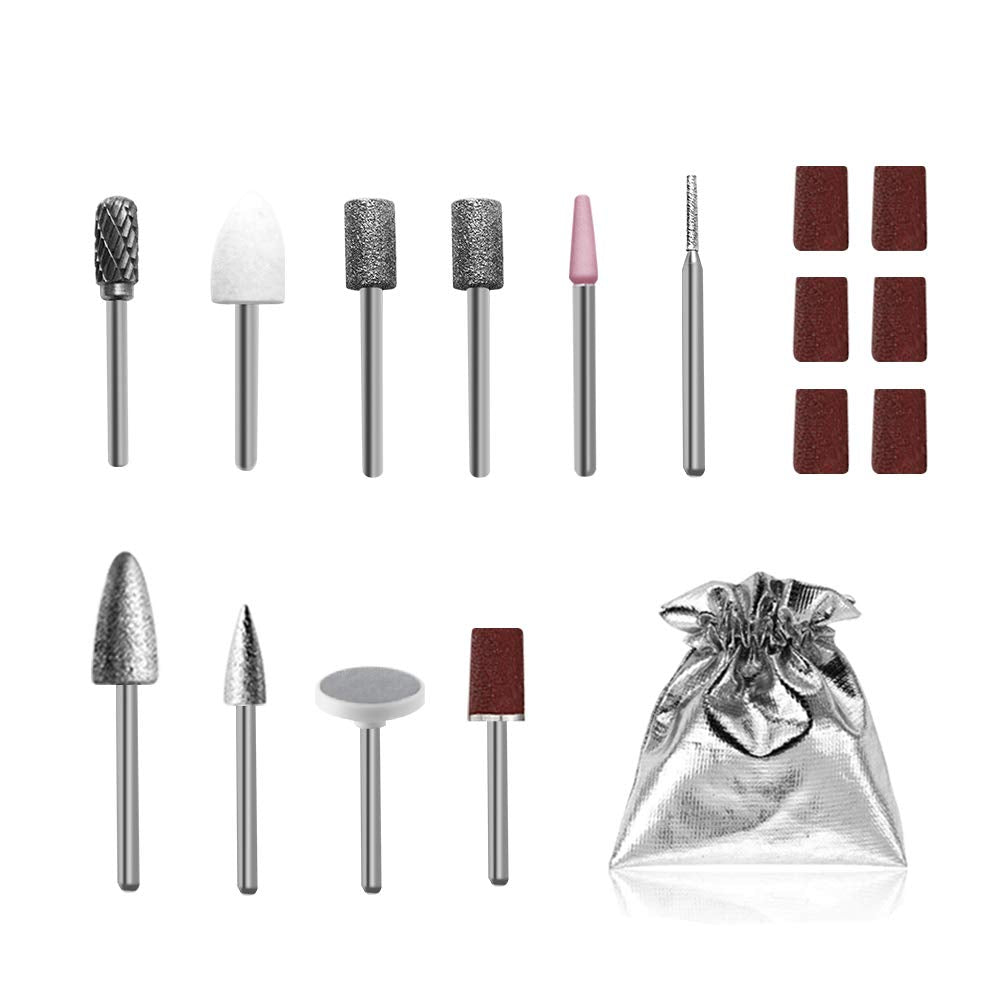 10 IN 1 Nail Drill Bits Kit for TOUCHBeauty Nail Dirll with USB Charging Cable