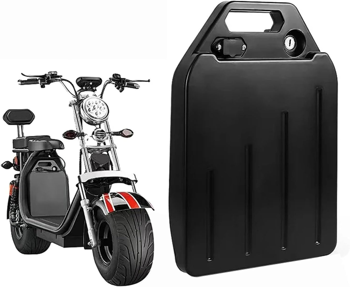 60V Lithium Battery Pack, 60V 12Ah 15Ah 20Ah E-Bike Battery,with Charger, for 350W 500W 750W 1000W 1200W Motor,20ah