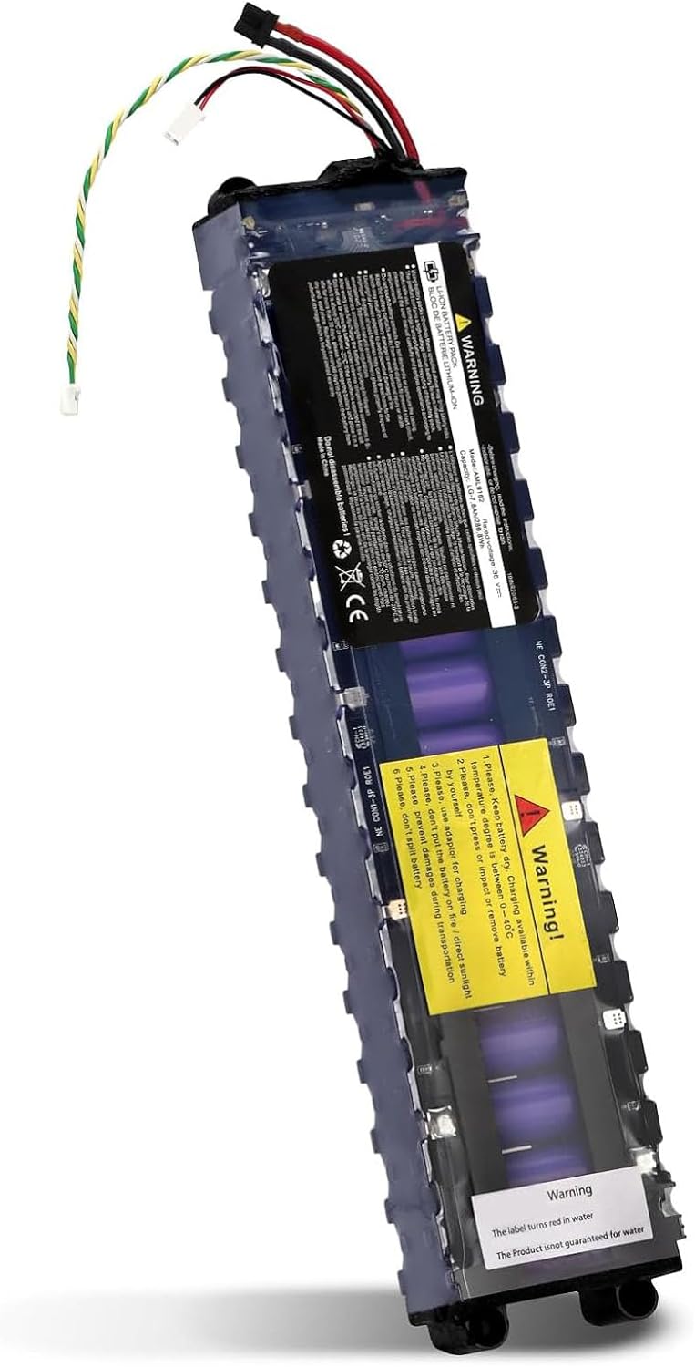 36V Electric Scooter Battery Pack 6.6Ah/7.8Ah/9.6Ah/10.5Ah Lithium-Ion Replacement Battery for M365 Electric Scooter with Communication,36V 10.5Ah