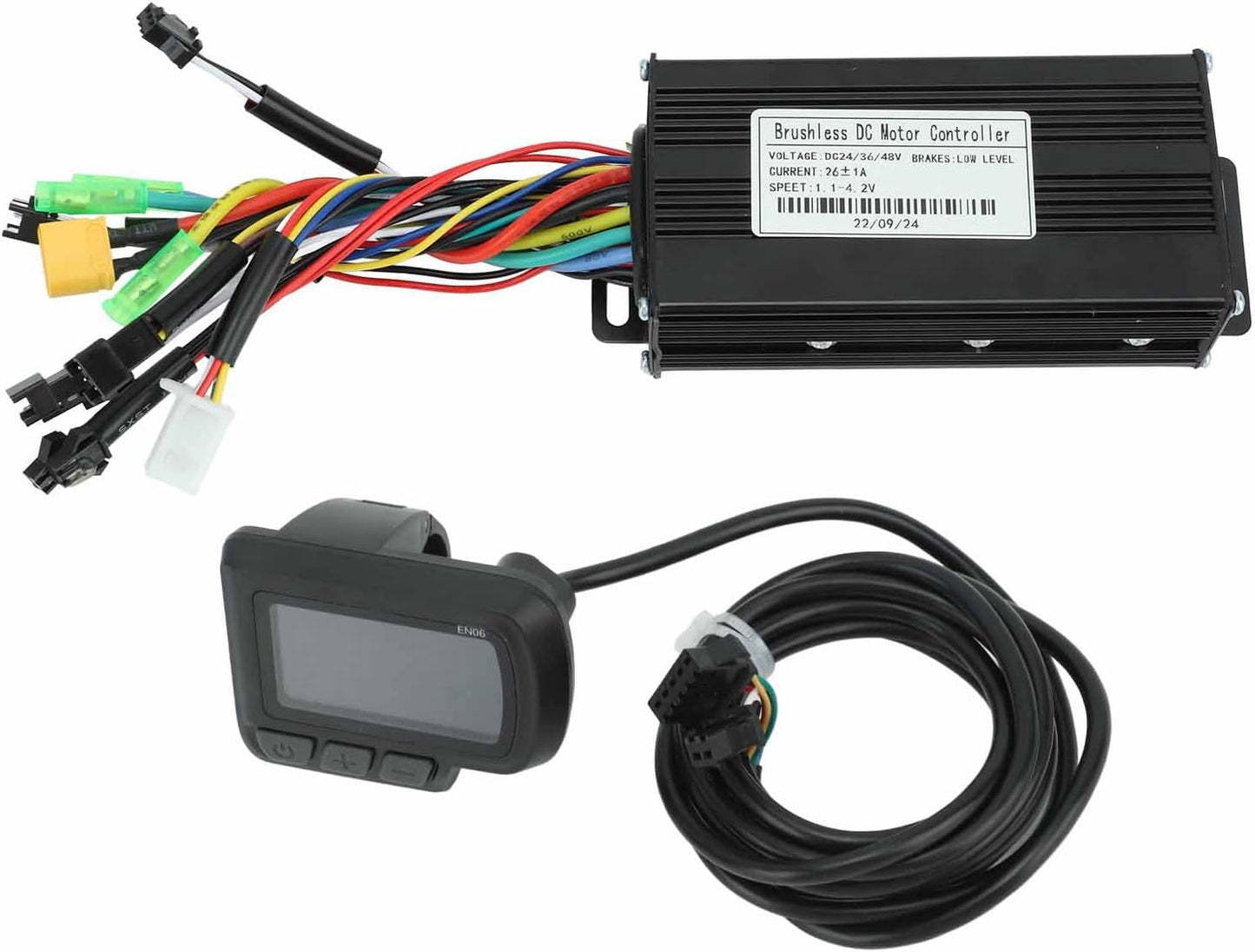 24V 36V 48V 500W-750W Electric Bike Controller Kit LCD Display - Ideal for E-Bike Enthusiasts Conversion Solution with 3 Mode Sine Wave Controller