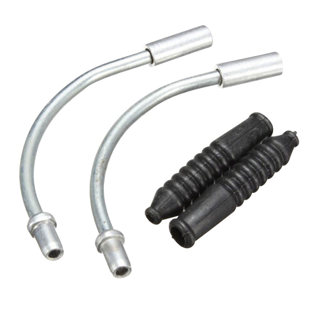 BIOSA 2 Sets Mountain Road Bike Bicycle V Brake Noodles Cable Guide Bend Tubes+ Boots