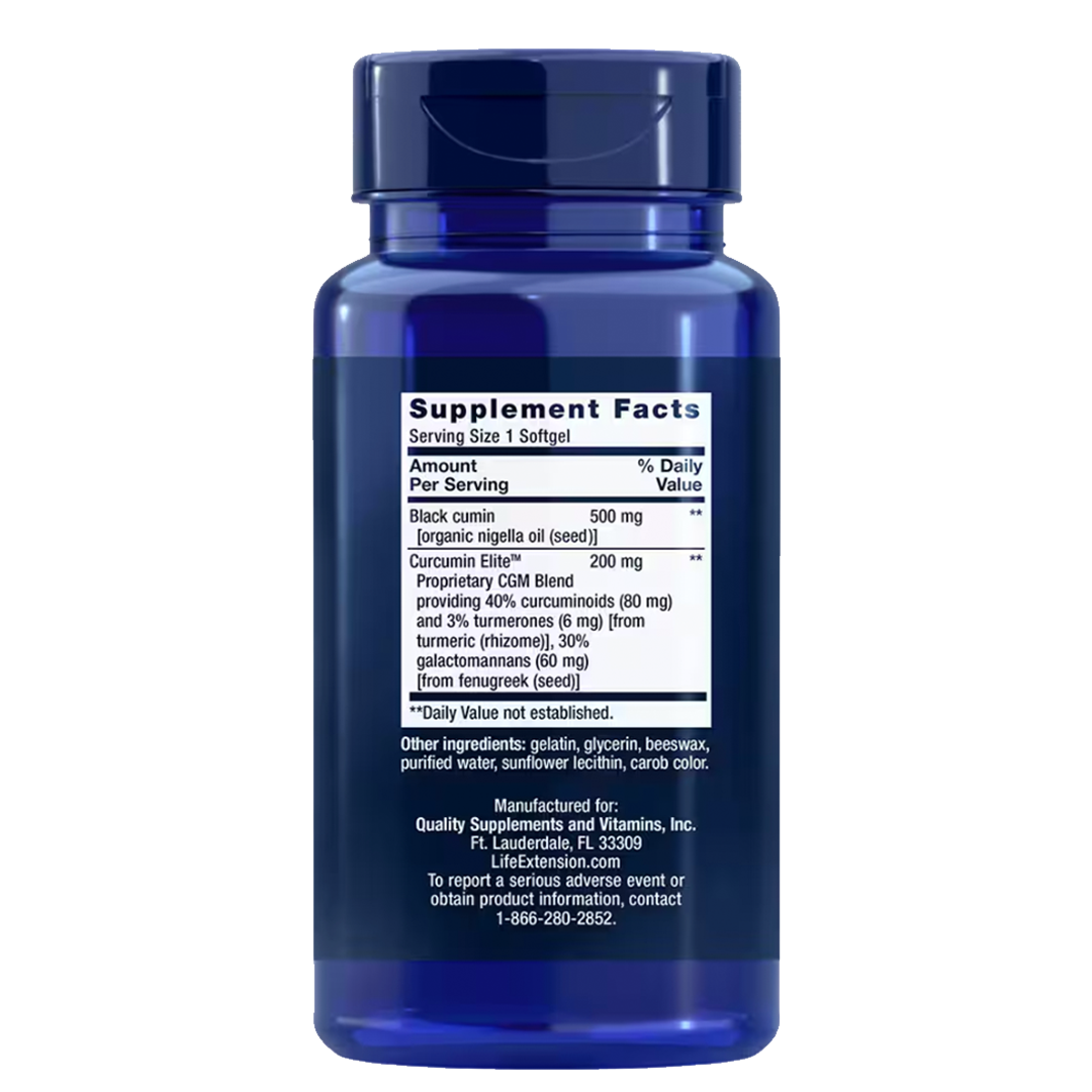 Black Cumin Seed Oil and Curcumin Elite™