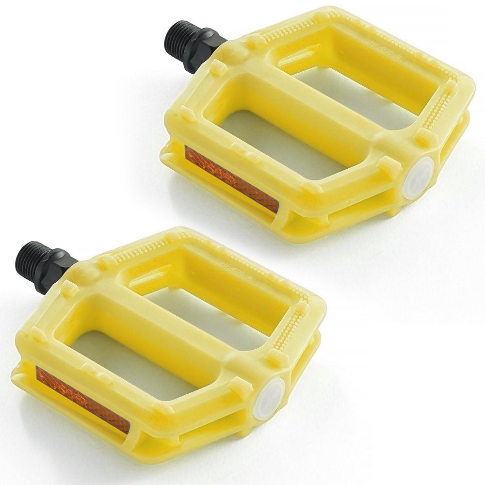 BW Kids Bike Pedals Bicycle Pedal Replacement Parts with 1/2 Spindle Black