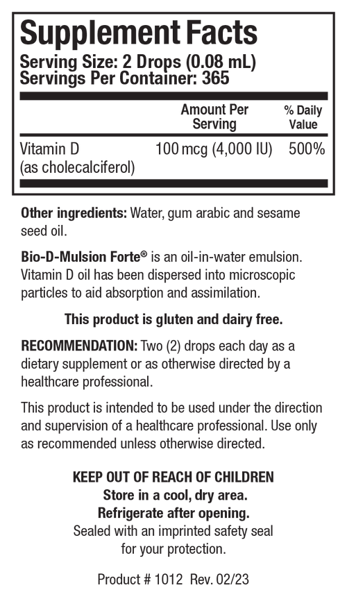 Bio-D-Mulsion Forte®