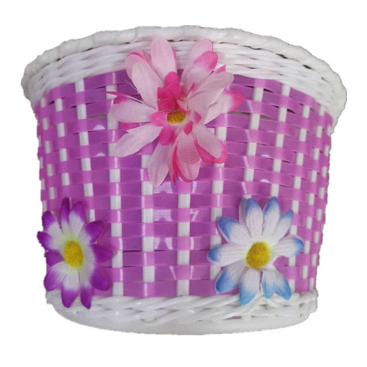 Children'S Bicycle Basket for Children Girl Bicycle Front Basket Bicycle Shopping Stabilizer Bicycle Accessories