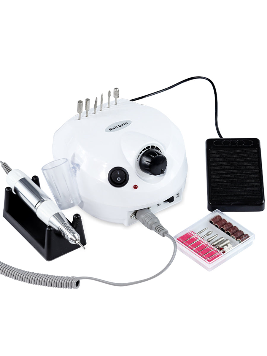 1pc 35000RPM Electric Nail Drill Professional Manicure Machine Nail Sander Set Nail Drill Bit Portable Nail Salon Polisher Equipment