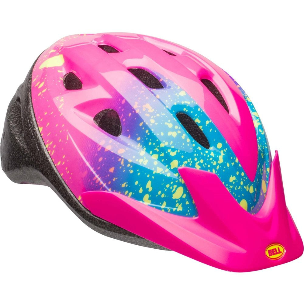 Bell Rally Girls Bike Helmet, Pink Splatter, Child 5+ (52-56Cm)