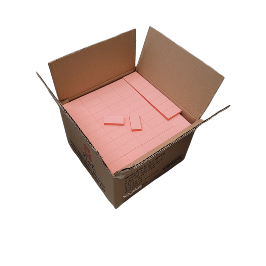 3K mini Slim Nail Buffer Orange White 80/100 1000 pc #3K2