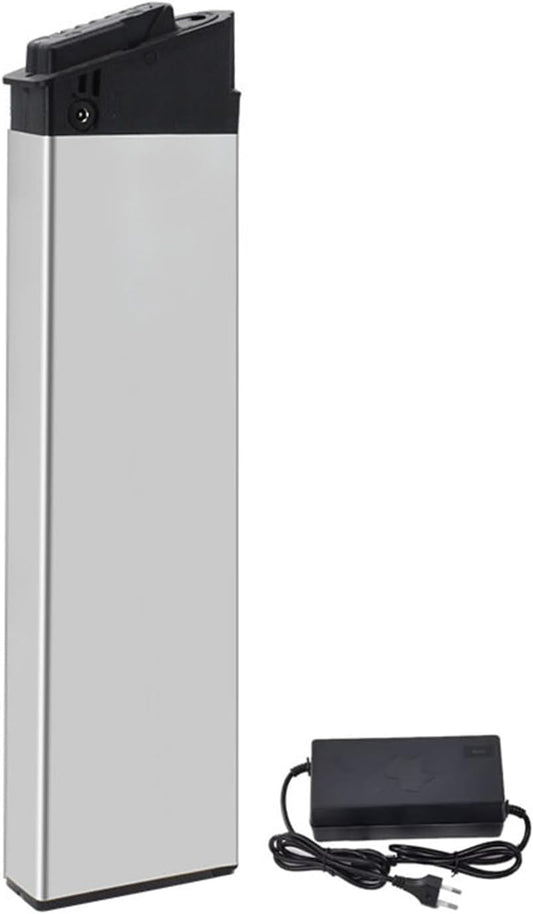 36V/48V Built-in Electric Bike Lithium Battery Pack,36V 10Ah 13Ah 15Ah/48V 10Ah 12Ah 14Ah Foldable Ebike Battery, for 750W 500W 350W Motor with Charger,48v 14ah,430×105×43mm