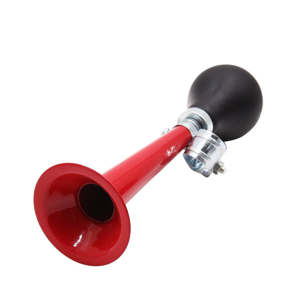 Bicycle Bike Red Air Horn Hooter Bugle Squeeze Rubber Bulb Trumpet Bell