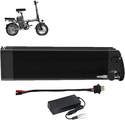 36V 48V Silver Fish Electric Bike Battery,36V/48V 15AH 20AH 24AH Electric Bicycle Conversion Kit Battery, for 1000W 750W 500W 350W 250W Motor(with Charger),36v,15Ah