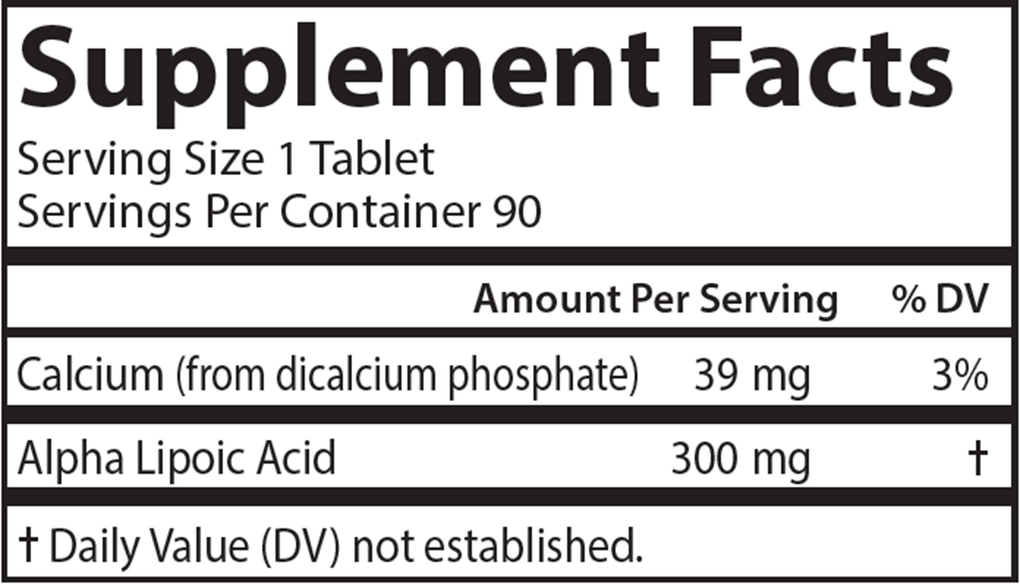 Alpha Lipoic Acid 300 mg