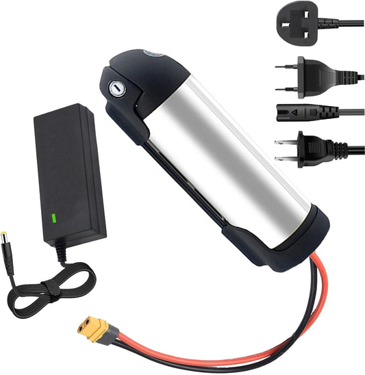 36 Volt E-Bike Battery 48V E-Bike Lithium Battery 36V 8Ah 10Ah 12Ah 13Ah with Standard Charger, for 250W/350W/500W Motors,36v10ah