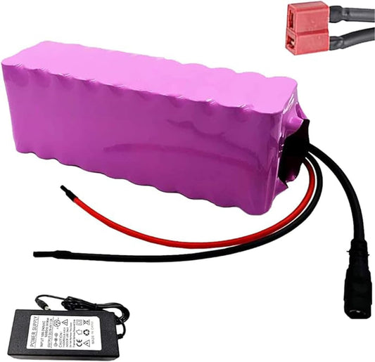 36V 10Ah Lithium Battery,36V 10000Mah 10S3P Ebike Battery, with 42V 2A Charger, for 360W 250W 100W Mountain Bike Motor Kits