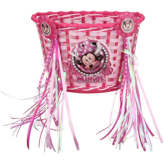 Bell Disney Junior Minnie Mouse Bike Basket and Streamer Combo