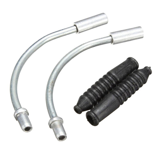 BIOSA 2 Sets Mountain Road Bike Bicycle V Brake Noodles Cable Guide Bend Tubes+ Boots