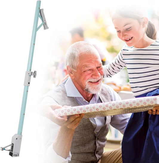 Aluminum Long Handled Toenail Clippers for Seniors, 5mm Large Opening Stainless Steel toenail Scissors, Helps Obese, Elderly, Pregnant Women Without Bending Down to Cut Toenails. (Green-24”)