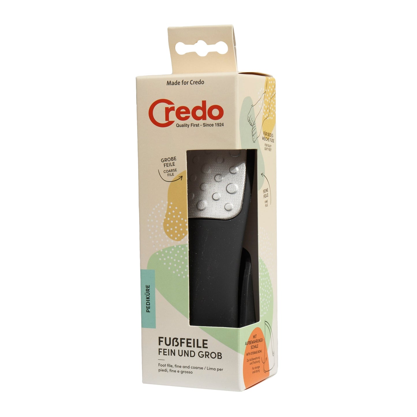 Credo Deluxe Duo-Footfile Black with Stand #10086908