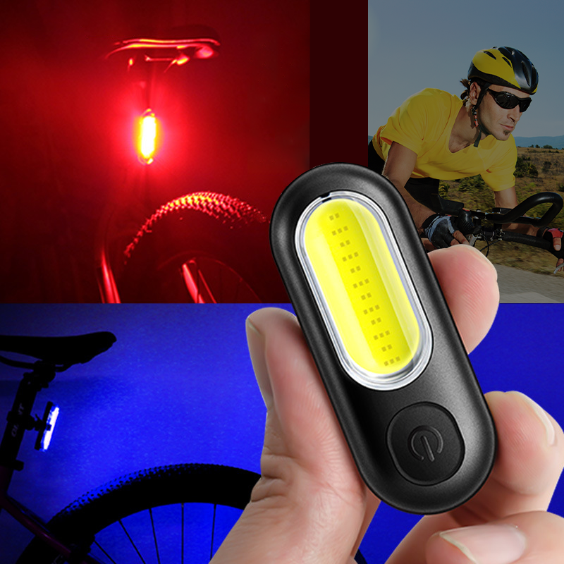 Bicycle Lamp USB Charging Warning Light Gift for Him