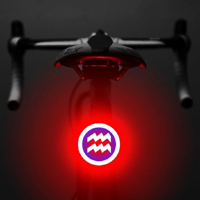 Bicycle Lamp USB Charging Warning Flash Gift for Him