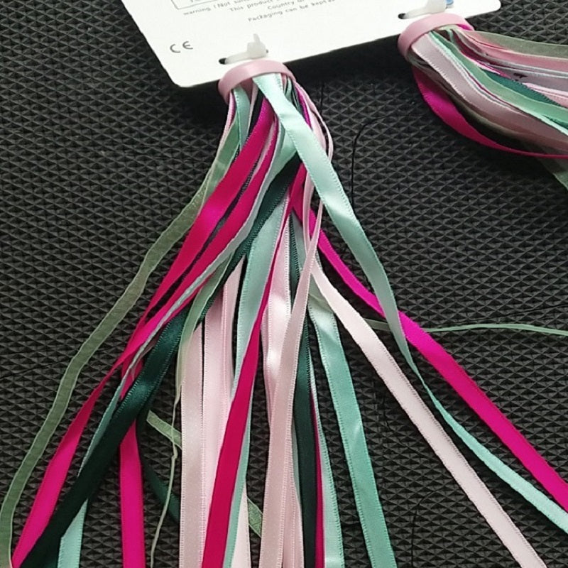 Bicycle Handlebar Ribbon Decoration Bicycle Gift