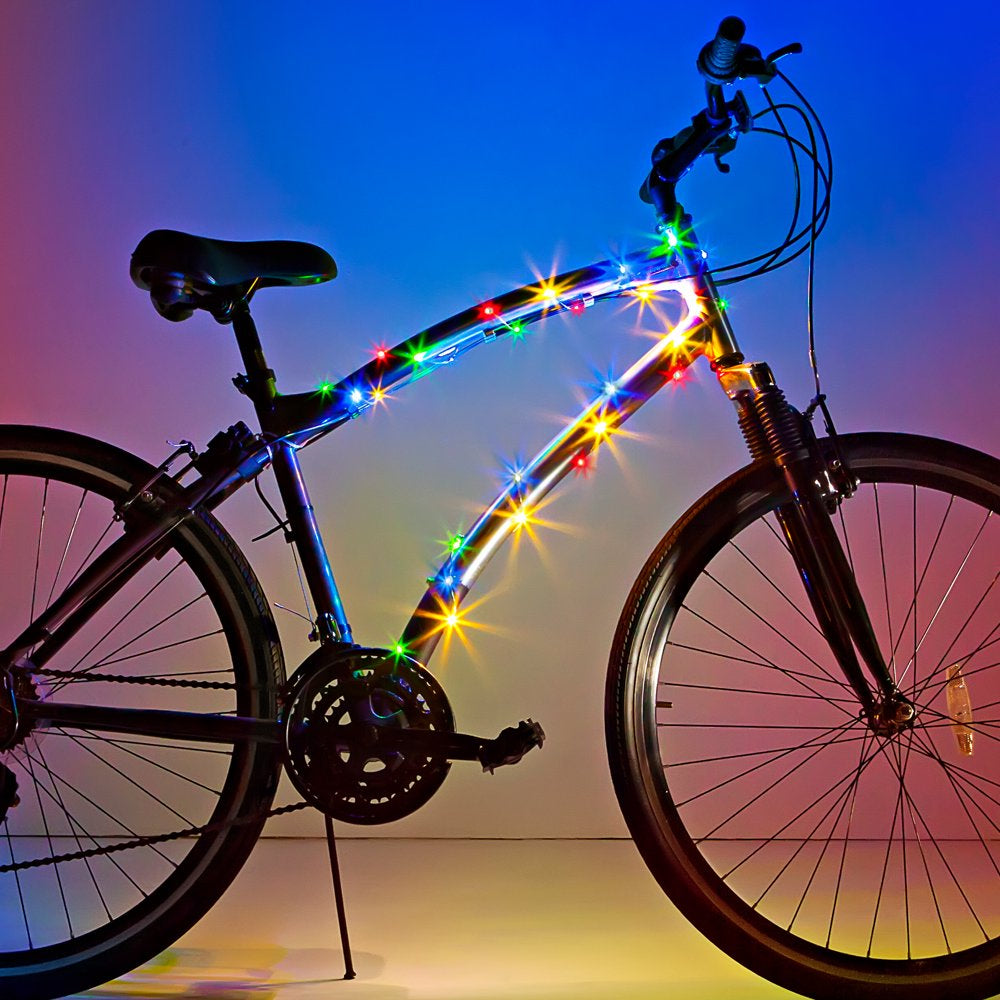 Brightz Cosmic LED Bicycle Accessory Frame Light, Multi-Color