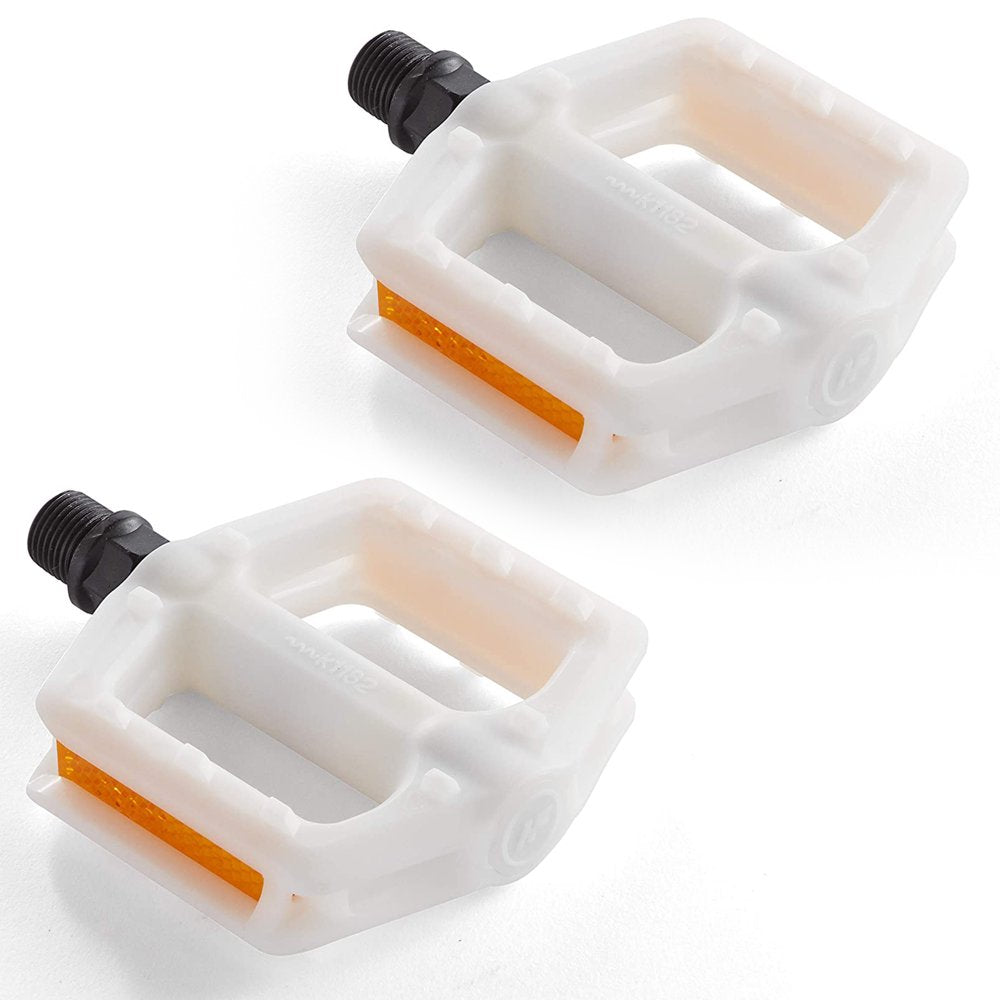 BW Kids Bike Pedals Bicycle Pedal Replacement Parts with 1/2 Spindle Black