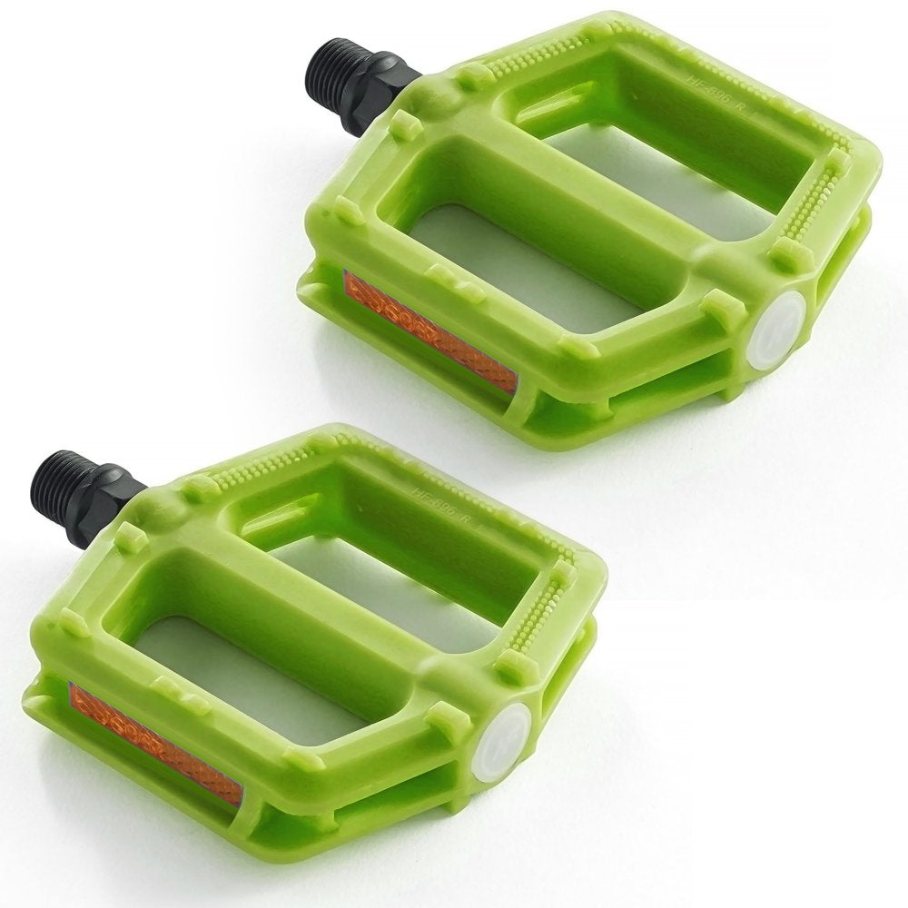 BW Kids Bike Pedals Bicycle Pedal Replacement Parts with 1/2 Spindle Black