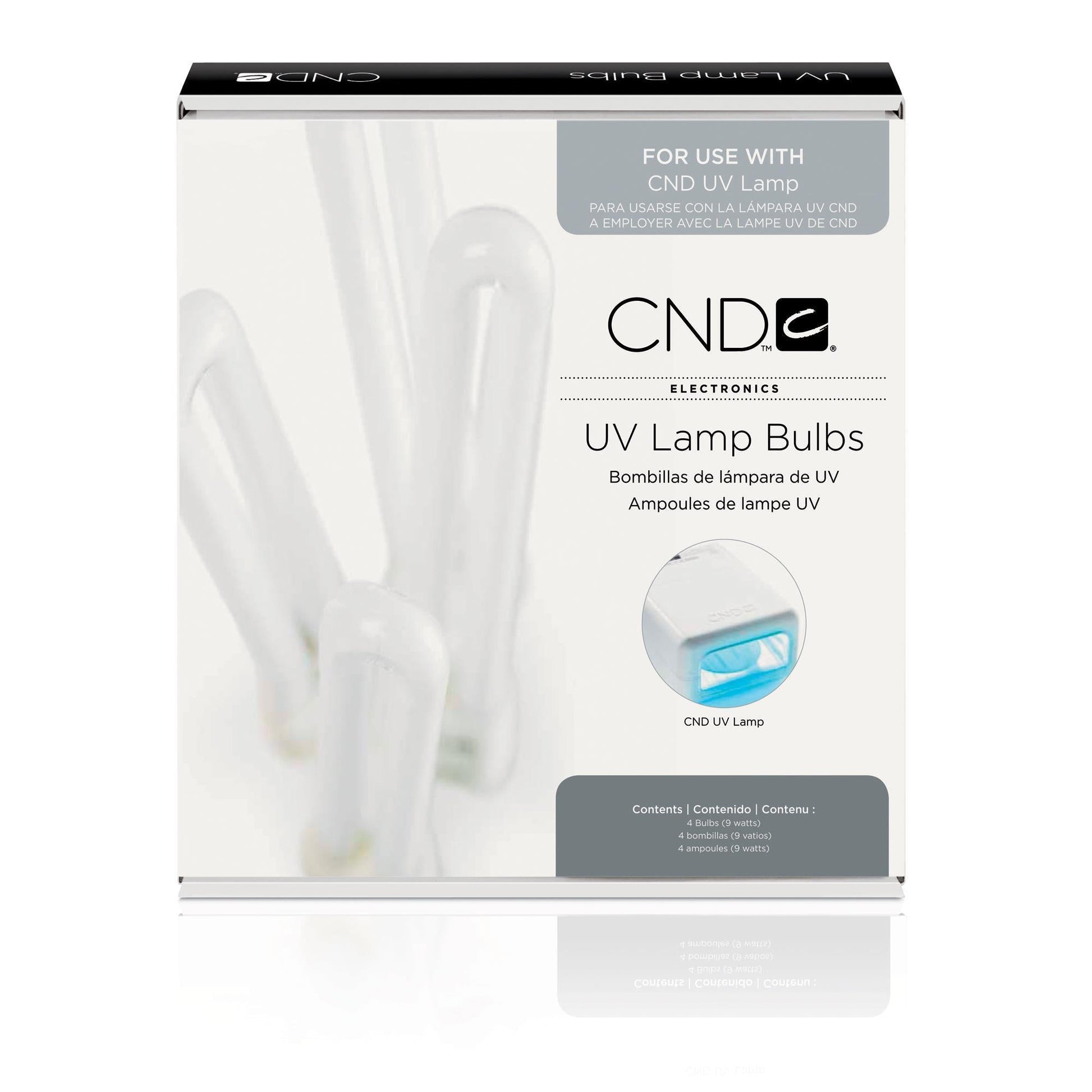 LED Lamps & Nail Dryers CND UV Lamp Replacement Bulbs / 4pc